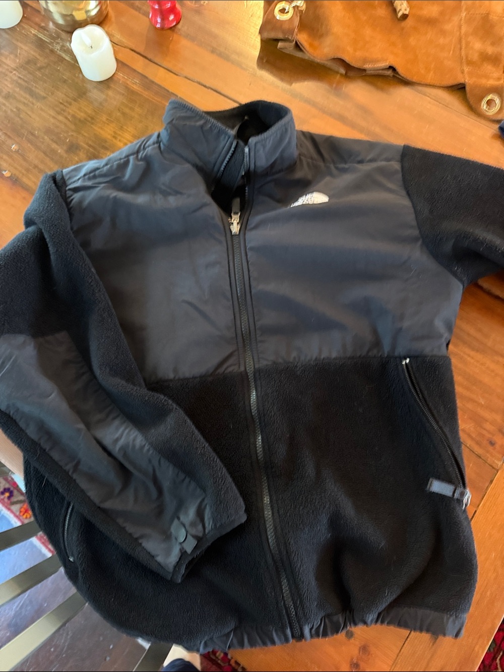 The North Face Black Men’s Lightweight Fleece Jacket - Full Zip